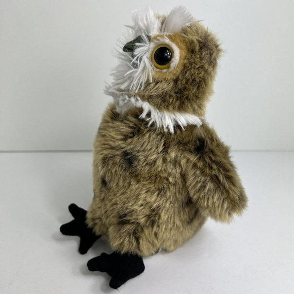 Bass Pro Shops Plush Owl Stuffed Animal Brown Non Working Voice Box Wild Bird - Picture 11 of 12